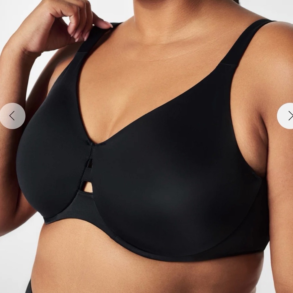 NWT-Spanx Low Profile Minimizer Bra / Black 34DD